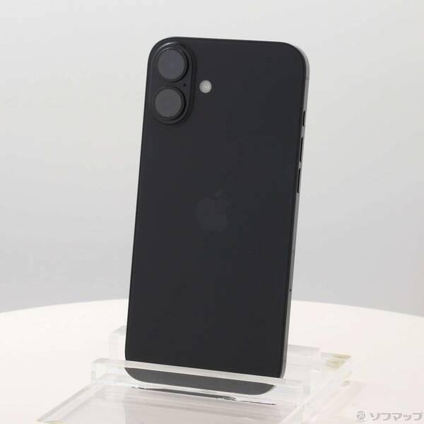 〔中古〕Apple(アップル) iPhone16 Plus 256GB ブラック MXVG3J／A SIMフリー〔269-ud〕 | 
