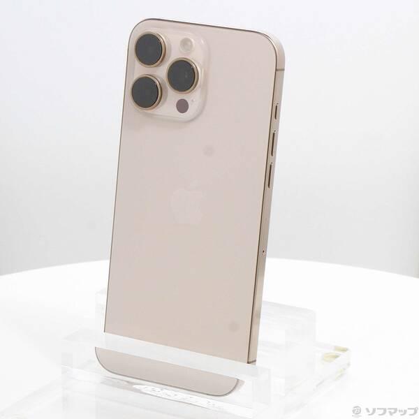 〔中古〕Apple(アップル) iPhone16 Pro Max 256GB デザートチタニウム MYWJ3J／A SIMフリー〔295-ud〕 | 