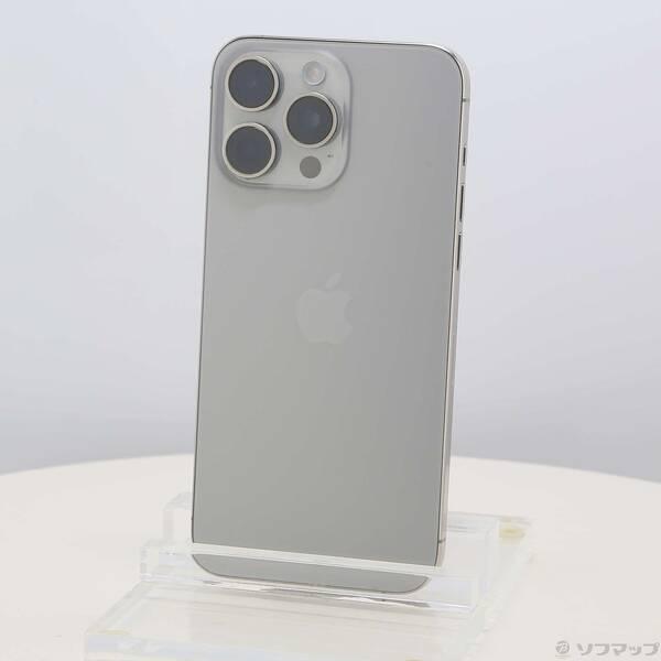 〔中古〕Apple(アップル) iPhone15 Pro Max 512GB ナチュラルチタニウム MU6W3J／A SIMフリー〔269-ud〕 | 