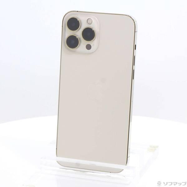 〔中古〕Apple(アップル) iPhone13 Pro Max 128GB ゴールド MLJ63J／A SIMフリー〔198-ud〕 | 