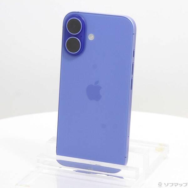 〔中古〕Apple(アップル) iPhone16 128GB ウルトラマリン MYDU3J／A SIMフリー〔198-ud〕 | 