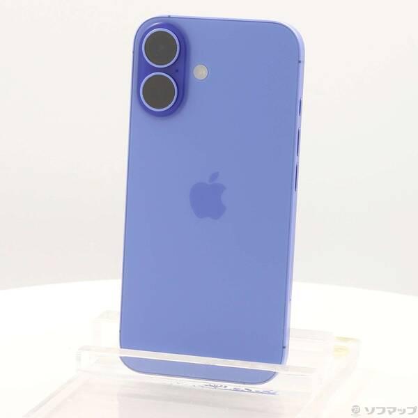 〔中古〕Apple(アップル) iPhone16 128GB ウルトラマリン 3N394J／A SIMフリー〔377-ud〕 | 