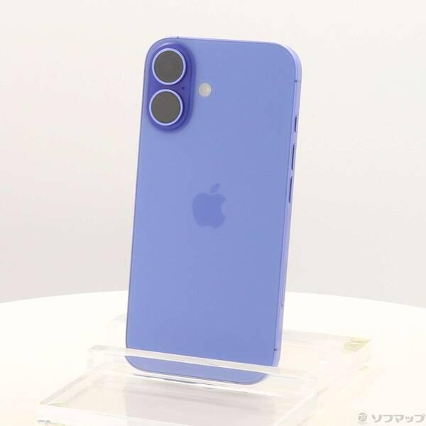 〔中古〕Apple(アップル) 〔展示品〕 iPhone16 128GB ウルトラマリン 3N394J／A SIMフリー〔377-ud〕 | 