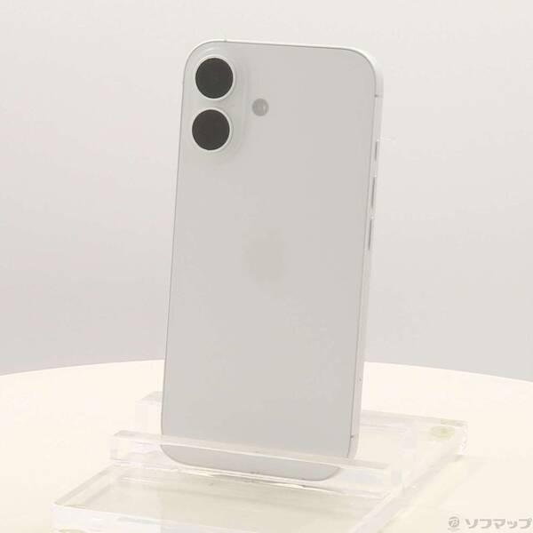 〔中古〕Apple(アップル) iPhone16 128GB ホワイト MYDR3J／A SIMフリー〔258-ud〕 | 