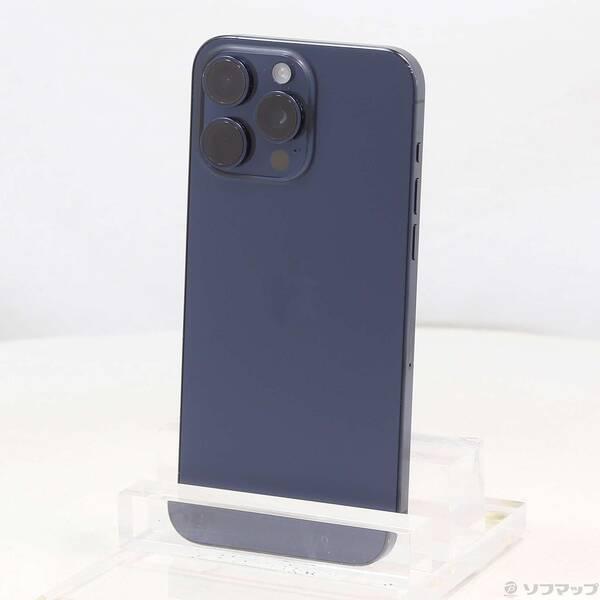 〔中古〕Apple(アップル) iPhone15 Pro Max 1TB ブルーチタニウム MU723J／A SIMフリー〔352-ud〕 | 