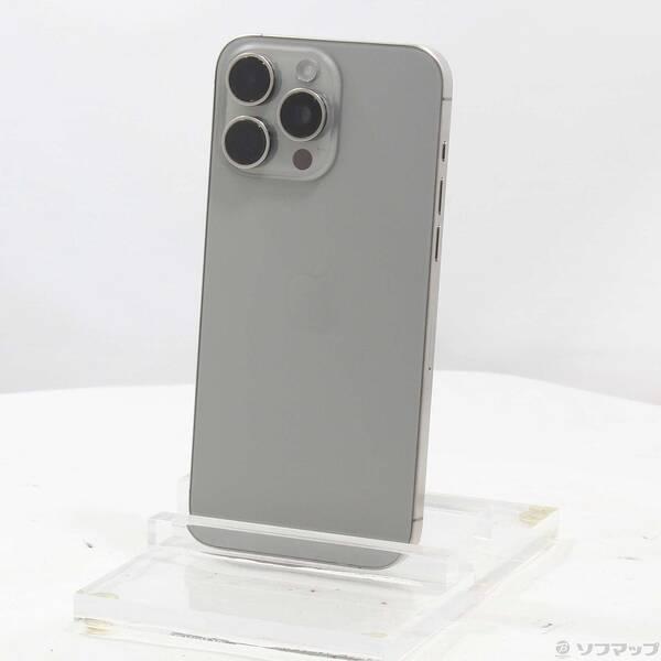 〔中古〕Apple(アップル) iPhone15 Pro Max 256GB ナチュラルチタニウム MU6R3J／A SIMフリー〔297-ud〕 | 