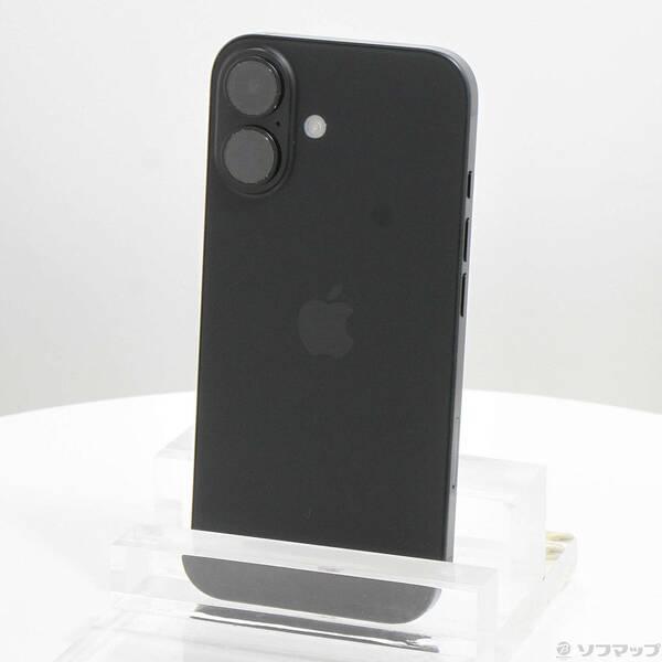 〔中古〕Apple(アップル) iPhone16 128GB ブラック MYDQ3J／A SIMフリー〔377-ud〕 | 