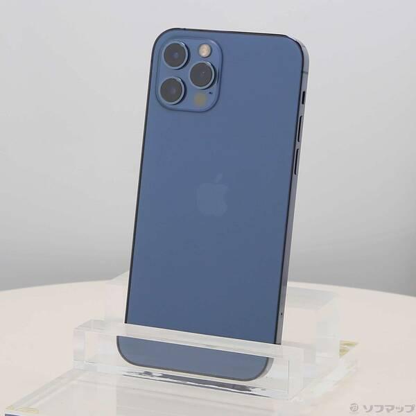 〔中古〕Apple(アップル) iPhone12 Pro 256GB パシフィックブルー MGMD3J／A SIMフリー〔269-ud〕 | 