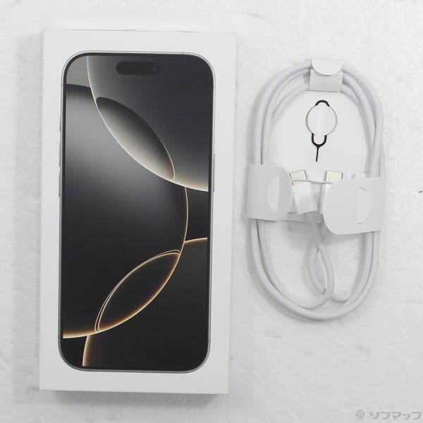 〔中古〕Apple(アップル) iPhone16 Pro 256GB ナチュラルチタニウム MYN33J／A SIMフリー〔196-ud〕 |  | 04