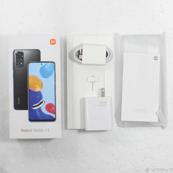 〔中古〕XIAOMI Redmi Note 11 64GB トワイライトブルー 2201117TL SIMフリー〔269-ud〕 |  | 04