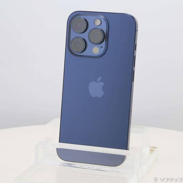 〔中古〕Apple(アップル) iPhone15 Pro 256GB ブルーチタニウム MTUG3J／A SIMフリー〔305-ud〕 | 