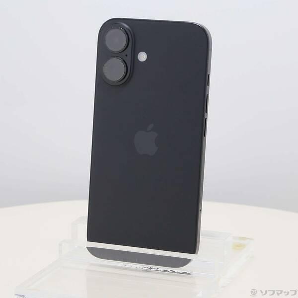 〔中古〕Apple(アップル) iPhone16 128GB ブラック MYDQ3J／A SIMフリー〔276-ud〕 | 
