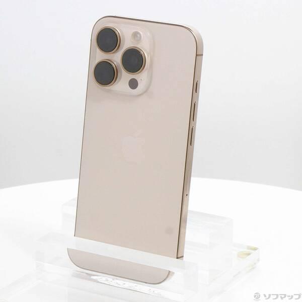 〔中古〕Apple(アップル) iPhone16 Pro 256GB デザートチタニウム MYN23J／A SIMフリー〔276-ud〕 | 