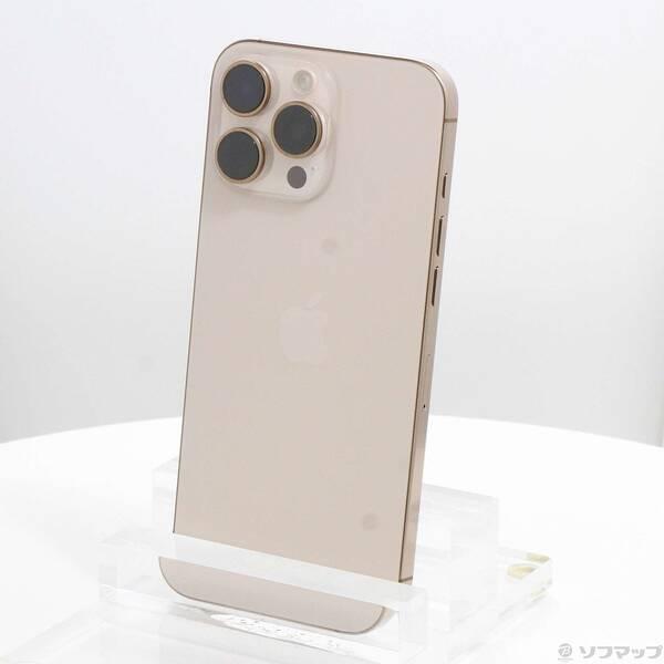 〔中古〕Apple(アップル) iPhone16 Pro Max 256GB デザートチタニウム MYWJ3J／A SIMフリー〔352-ud〕 | 