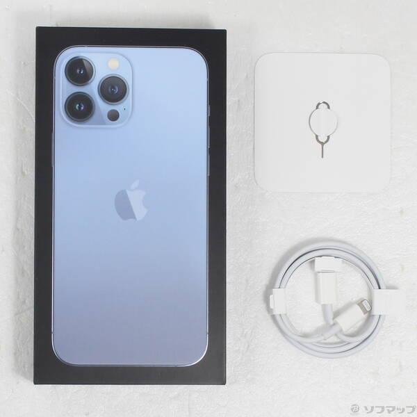 〔中古〕Apple(アップル) iPhone13 Pro Max 256GB シエラブルー MLJD3J／A SIMフリー〔269-ud〕 |  | 04