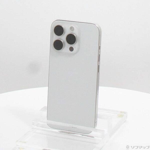 〔中古〕Apple(アップル) iPhone15 Pro 1TB ホワイトチタニウム MTUR3J／A SIMフリー〔269-ud〕 | 