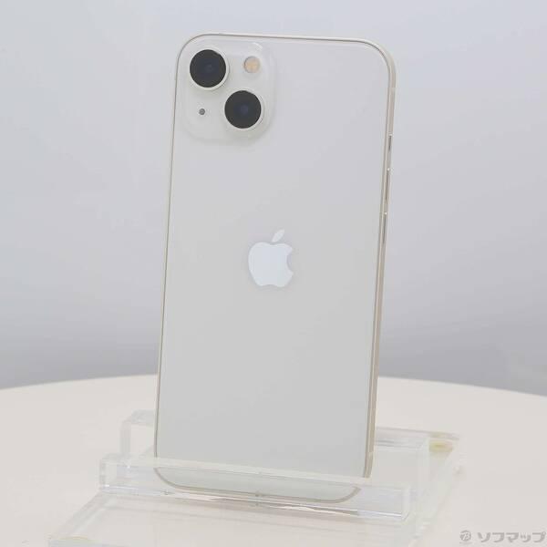 〔中古〕Apple(アップル) iPhone13 128GB スターライト MLND3J／A SIMフリー〔295-ud〕 | 