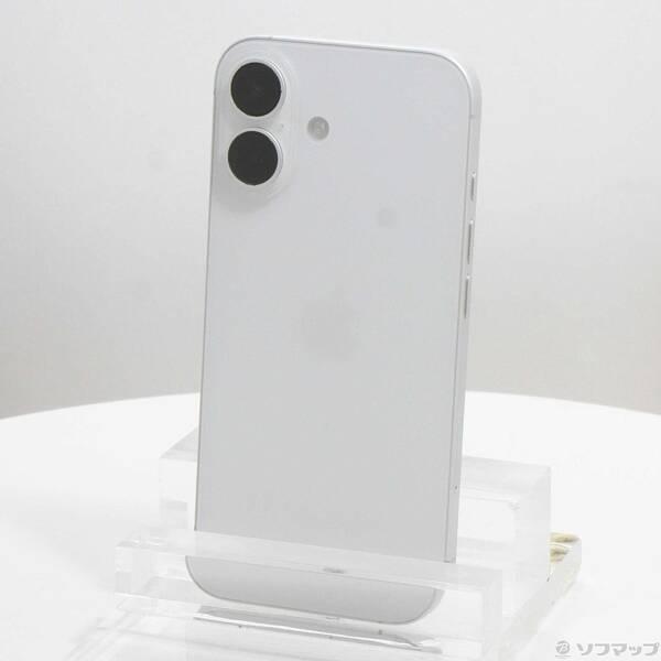 〔中古〕Apple(アップル) iPhone16 128GB ホワイト MYDR3J／A SIMフリー〔377-ud〕 | 