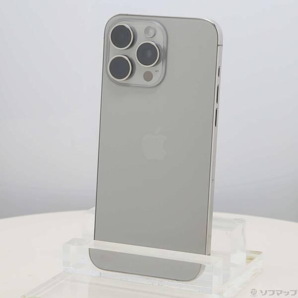 〔中古〕Apple(アップル) iPhone15 Pro Max 256GB ナチュラルチタニウム MU6R3J／A SIMフリー〔269-ud〕 | 