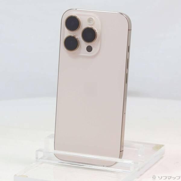 〔中古〕Apple(アップル) iPhone16 Pro 256GB デザートチタニウム MYN23J／A SIMフリー〔251-ud〕 | 