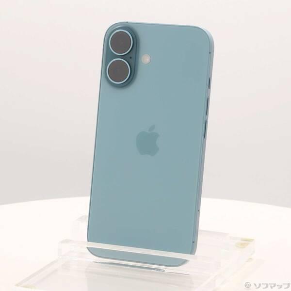 〔中古〕Apple(アップル) iPhone16 128GB ティール MYDV3J／A SIMフリー〔258-ud〕 | 