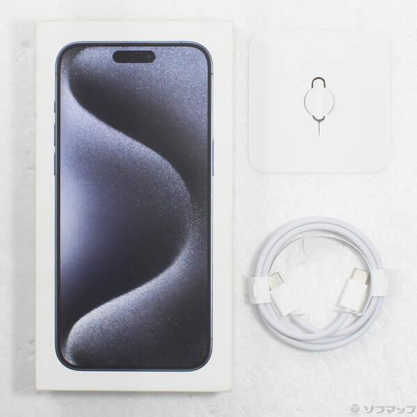 〔中古〕Apple(アップル) iPhone15 Pro Max 256GB ブルーチタニウム MU6T3J／A SIMフリー〔344-ud〕 |  | 04