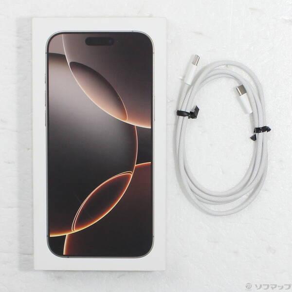 〔中古〕Apple(アップル) iPhone16 Pro Max 256GB デザートチタニウム MYWJ3J／A SIMフリー〔198-ud〕 |  | 04