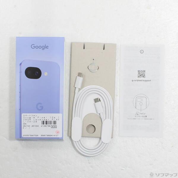 〔中古〕GOOGLE(グーグル) Google Pixel 10a 128GB Lavender PIXEL10A128 SIMフリー〔305-ud〕 |  | 04