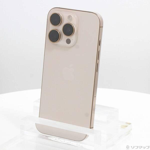 〔中古〕Apple(アップル) iPhone16 Pro 256GB デザートチタニウム MYN23J／A SIMフリー〔198-ud〕 | 