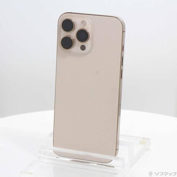 〔中古〕Apple(アップル) iPhone16 Pro Max 256GB デザートチタニウム MYWJ3J／A SIMフリー〔348-ud〕 | 