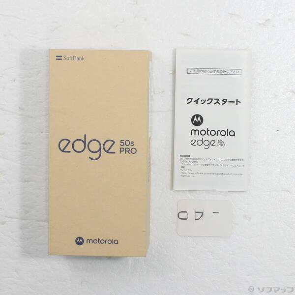 〔中古〕Motorola(モトローラ) motorola edge 50s pro 256GB ブラックビューティー MOSAH1 Softbank SIMフリー〔297-ud〕 |  | 04
