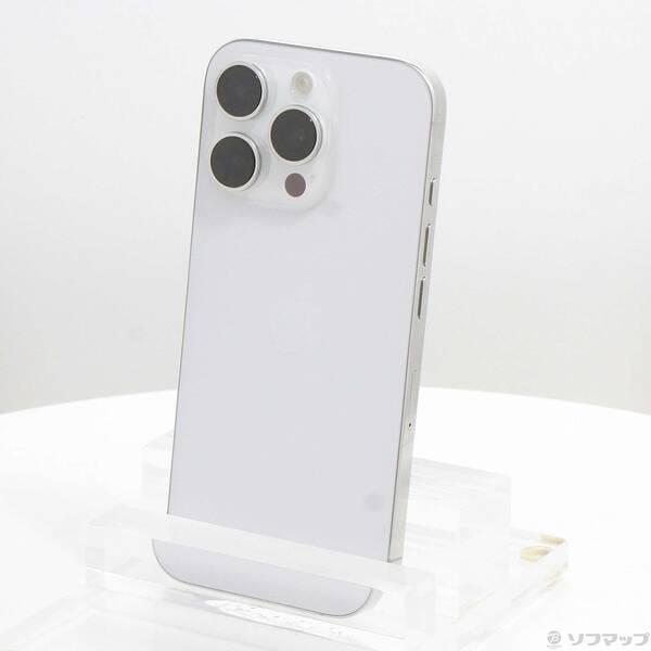 〔中古〕Apple(アップル) iPhone16 Pro 256GB ホワイトチタニウム MYN13J／A SIMフリー〔295-ud〕 | 