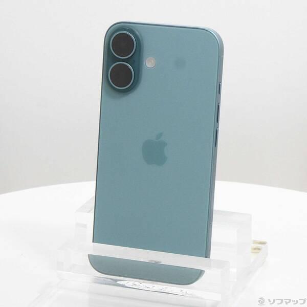 〔中古〕Apple(アップル) iPhone16 128GB ティール MYDV3J／A SIMフリー〔348-ud〕 | 