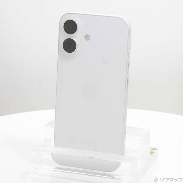 〔中古〕Apple(アップル) iPhone16 128GB ホワイト MYDR3J／A SIMフリー〔349-ud〕 | 