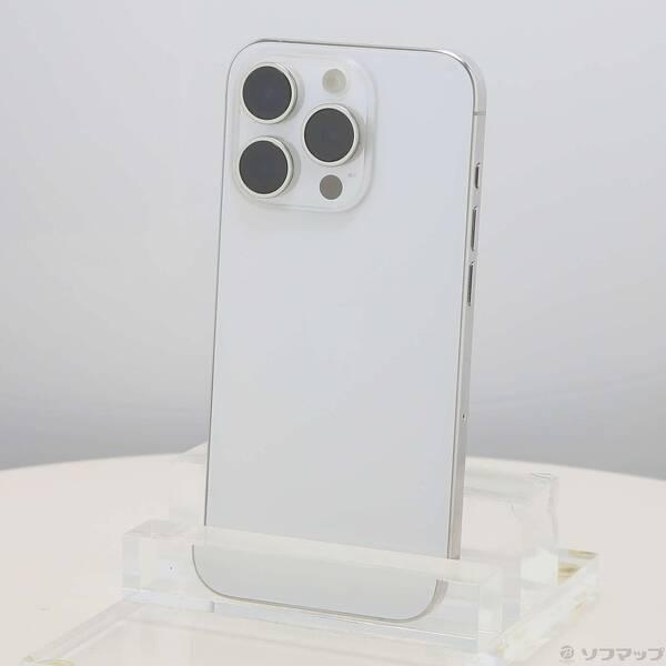 〔中古〕Apple(アップル) iPhone15 Pro 128GB ホワイトチタニウム MTU83J／A SIMフリー〔276-ud〕 | 