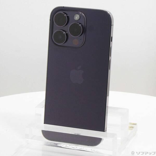 〔中古〕Apple(アップル) iPhone14 Pro 256GB ディープパープル MQ1E3J／A SIMフリー〔377-ud〕 | 