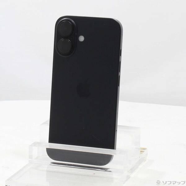 〔中古〕Apple(アップル) iPhone16 512GB ブラック MYE23J／A SIMフリー〔198-ud〕 | 