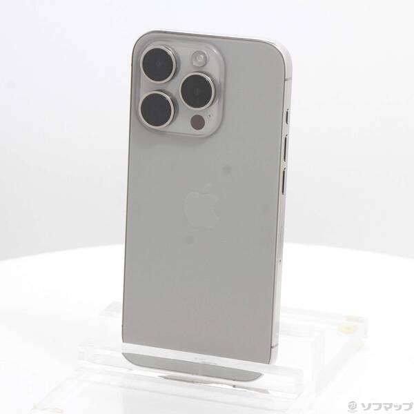 〔中古〕Apple(アップル) iPhone15 Pro 256GB ナチュラルチタニウム MTUF3J／A SIMフリー〔297-ud〕 | 