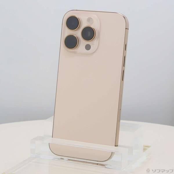 〔中古〕Apple(アップル) iPhone16 Pro 128GB デザートチタニウム MYMX3J／A SIMフリー〔368-ud〕 | 
