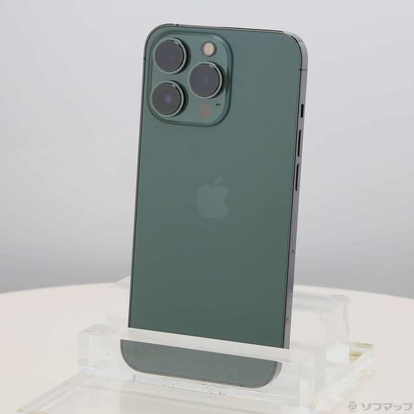 〔中古〕Apple(アップル) iPhone13 Pro 256GB アルパイングリーン MNDY3J／A SIMフリー〔198-ud〕 | 