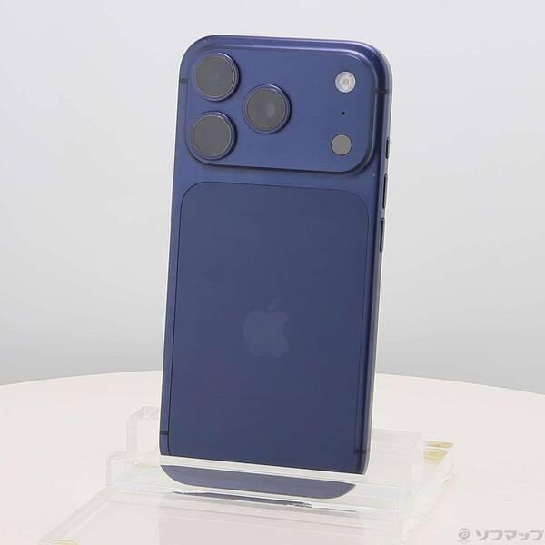 〔中古〕Apple(アップル) iPhone17 Pro 256GB ディープブルー MG874J／A SIMフリー〔196-ud〕 | 