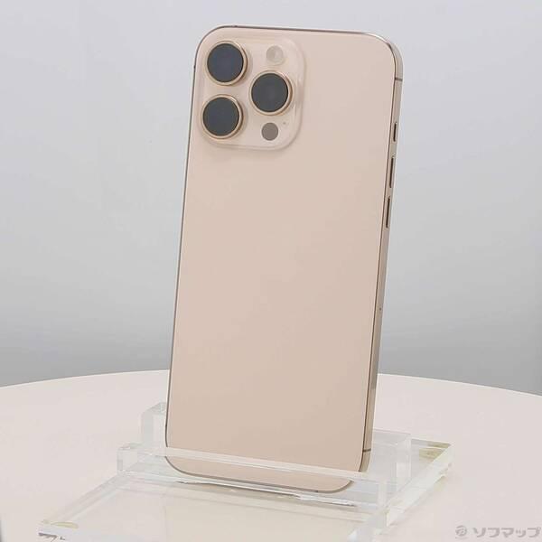 〔中古〕Apple(アップル) iPhone16 Pro Max 256GB デザートチタニウム MYWJ3J／A SIMフリー〔262-ud〕 | 