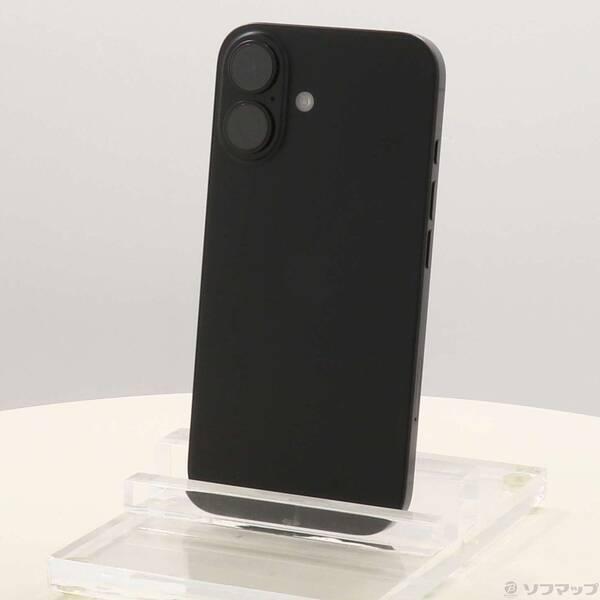 〔中古〕Apple(アップル) iPhone16 256GB ブラック MYDW3J／A SIMフリー〔377-ud〕 | 