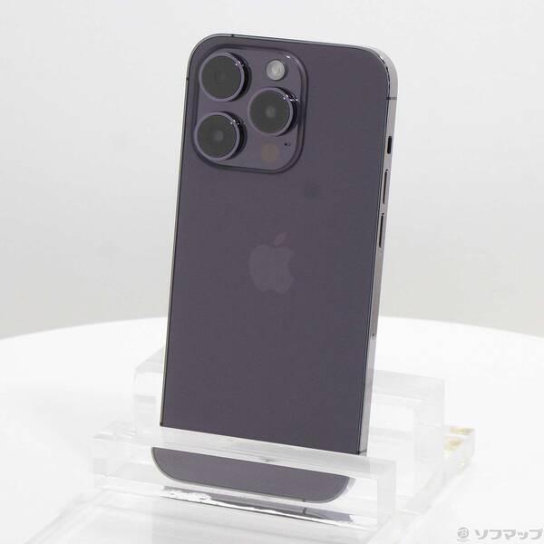 〔中古〕Apple(アップル) iPhone14 Pro 256GB ディープパープル NQ1E3J／A SIMフリー〔198-ud〕 | 
