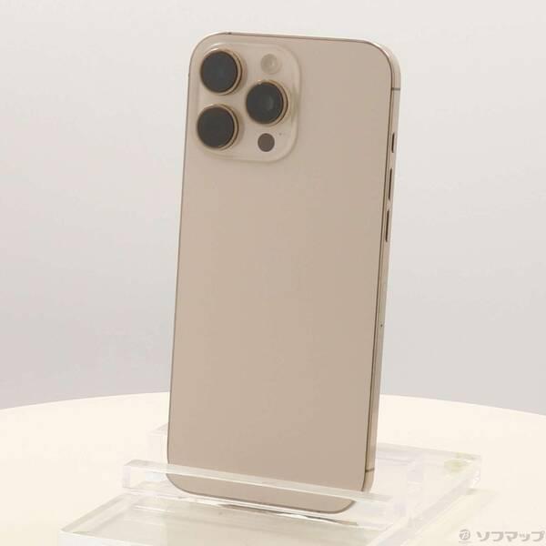〔中古〕Apple(アップル) iPhone16 Pro Max 256GB デザートチタニウム MYWJ3J／A SIMフリー〔295-ud〕 | 