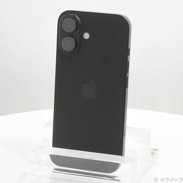 〔中古〕Apple(アップル) iPhone16 128GB ブラック MYDQ3J／A SIMフリー〔349-ud〕 | 