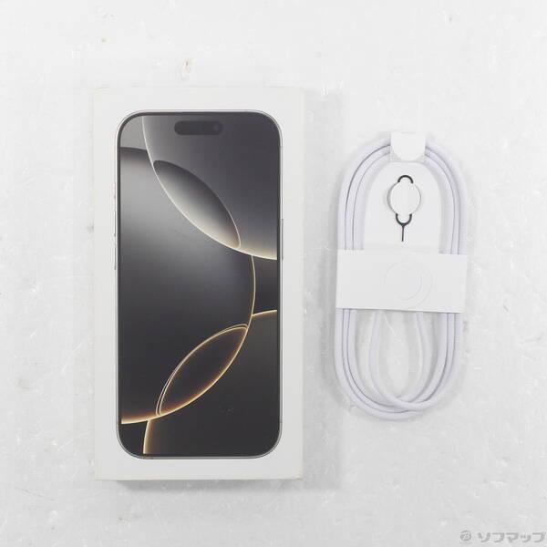 〔中古〕Apple(アップル) iPhone16 Pro 512GB ナチュラルチタニウム MYN73J／A SIMフリー〔269-ud〕 |  | 04