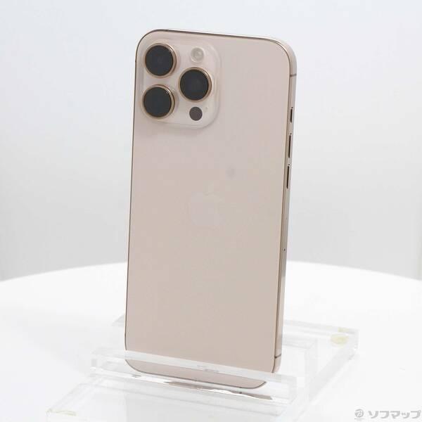 〔中古〕Apple(アップル) iPhone16 Pro Max 256GB デザートチタニウム MYWJ3J／A SIMフリー〔344-ud〕 | 