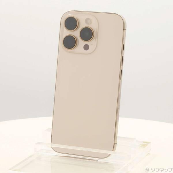 〔中古〕Apple(アップル) iPhone16 Pro 128GB デザートチタニウム MYMX3J／A SIMフリー〔349-ud〕 | 
