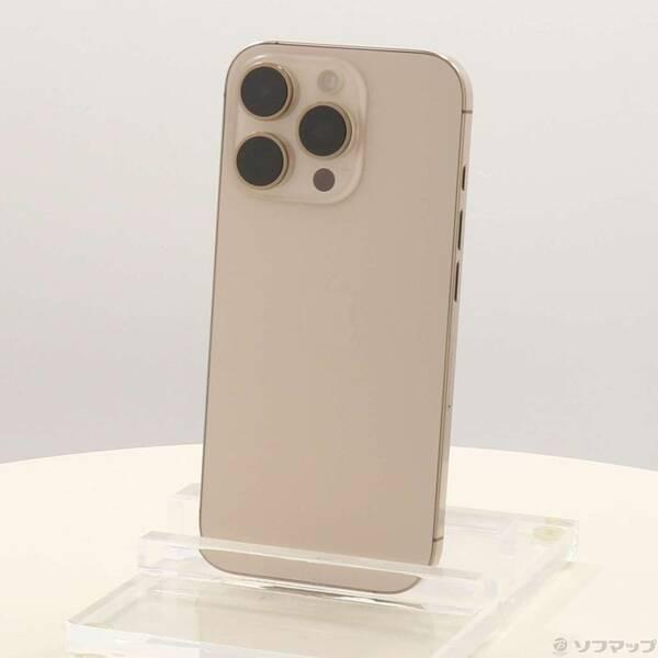 〔中古〕Apple(アップル) iPhone16 Pro 256GB デザートチタニウム MYN23J／A SIMフリー〔377-ud〕 | 